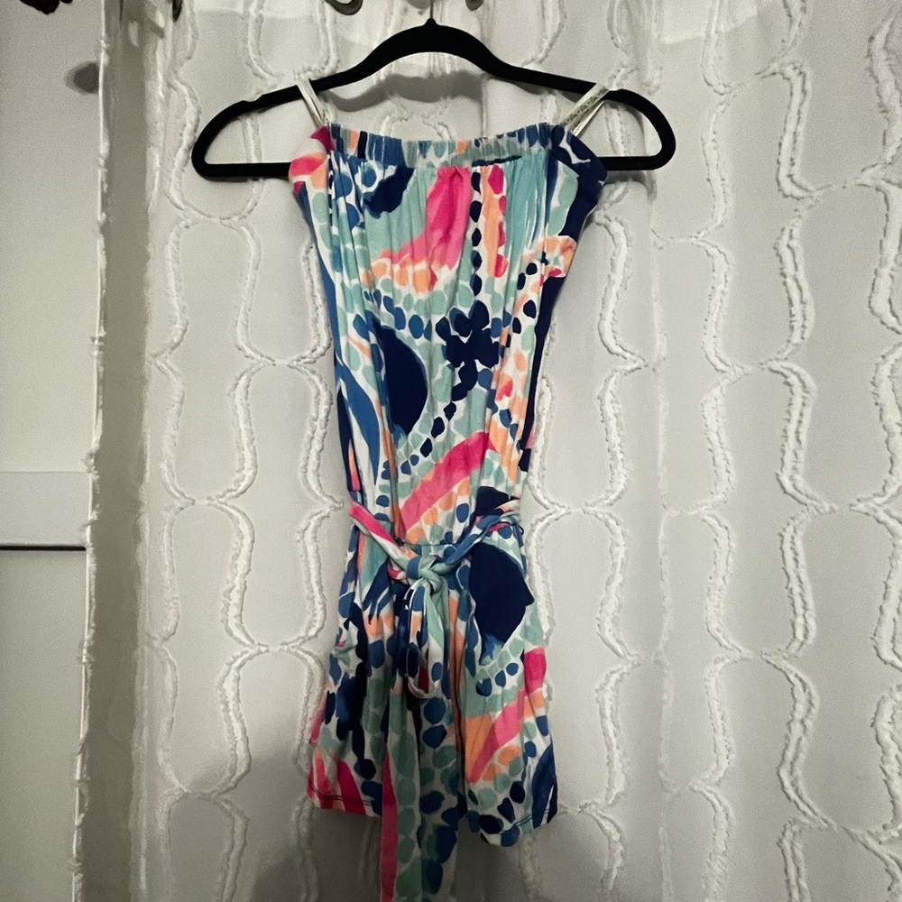 Lilly pulitzer water color romper xs